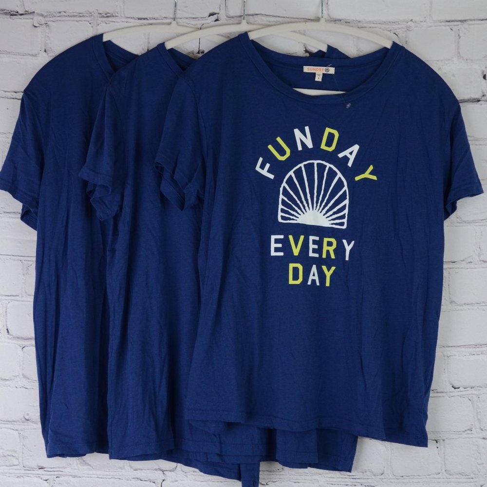 SUNDRY Funday Super Soft Cotton / Modal T-Shirt